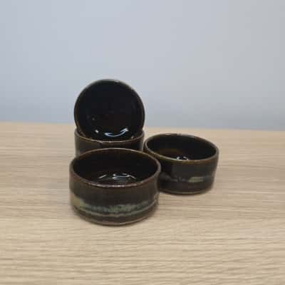 Montville Set Of 4 Ceramic Glazed Dipping Bowls