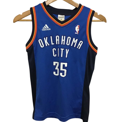 Adidas Kids  Size 10 Sport Top Blue / Orange / Yellow NBA