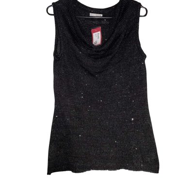 Target Women's Size 14 Black Cowl Neck Sequin Knit