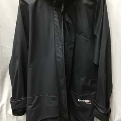 Huski Explorer Mens Raincoat Black Size M