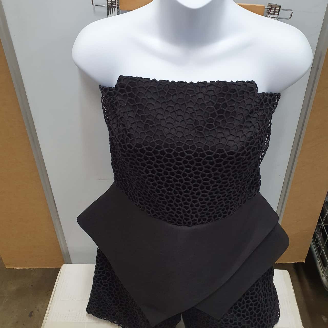 Shakuhachi Womens Size 10 Playsuit Black (s)