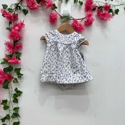 Zara Baby  Size 6-9 Months Set Blue / Floral / Multicoloured / Pattern / White 