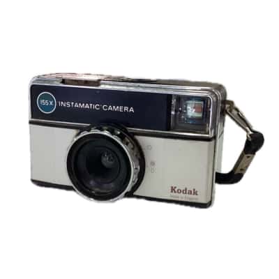 Kodak 155X Instamatic Film Camera with strap
