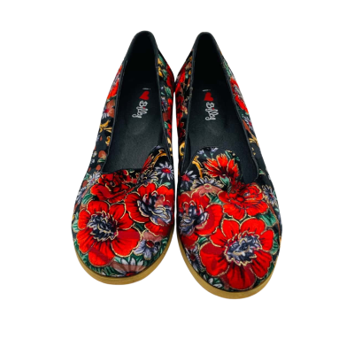 I Love Billy Womens Multicoloured Floral Flats.Size 42.    OLA