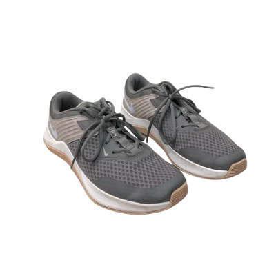 Womens Nike Size 9.5 Trainers Beige / Blue / Grey / White 