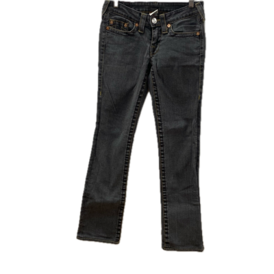True Religion Womens Size 26 Skinny Jeans Grey 