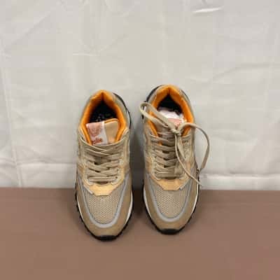 Women's Kentu Rollie Sneakers- Grey/ Veg Tan Shoes 
