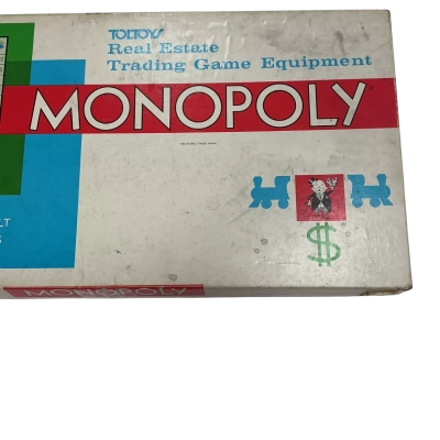 Vintage Toltoys Monopoly Board Game Classic Original Complete