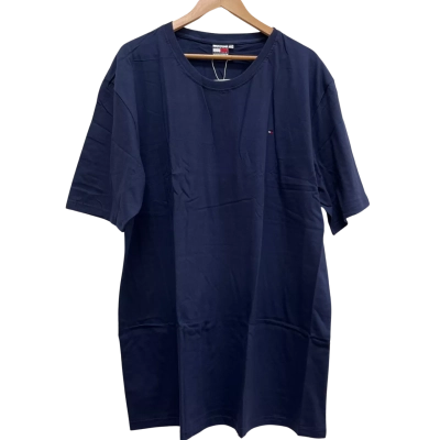 Tommy Hilfiger Mens Dark Navy Blue T-Shirt 5XL 