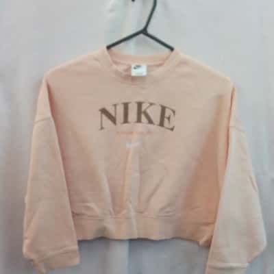 Nike Womens  Size M Cropped Jumper / Pullover Pink  