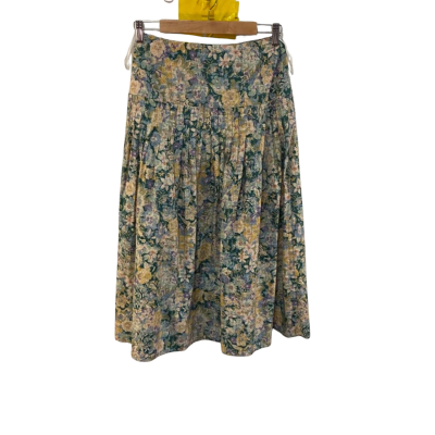 Veronika Maine Size 6 Womens Floral / Green Skirt