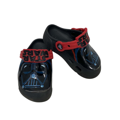 Crocs Kids Star Wars Size 8 Black Red