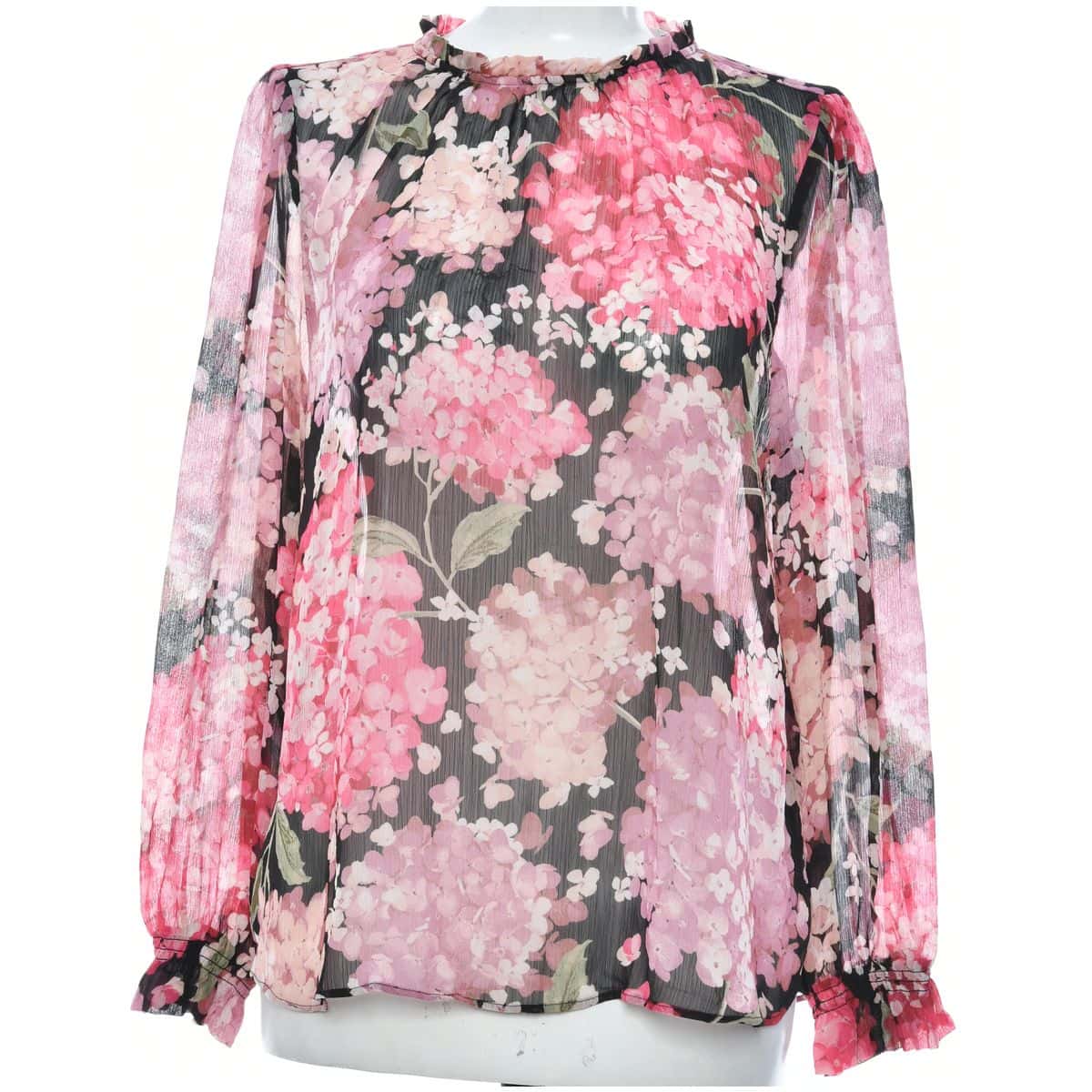 H&M Women's Size XL Long Sleeve Floral Blouse (s)