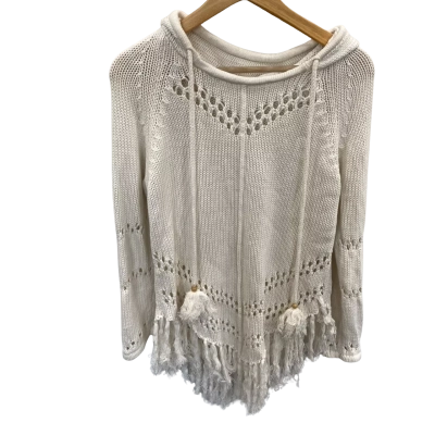 Mahiya Womens  Size M / S Hoodie / Pullover Off White 