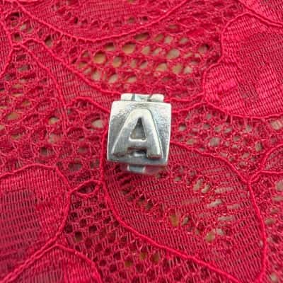 925 Letter “A” Charm