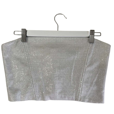 Zara Womens Size S Cropped Top White - New with Tags