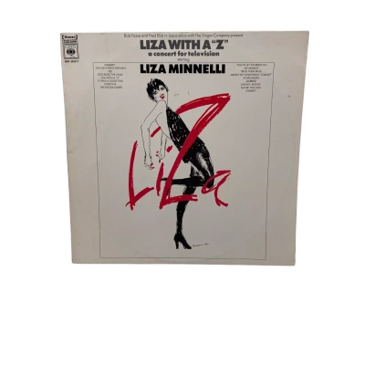 12" Vinyl Liza Minnelli Liza With A Z  Glue Holding Cover unstuck