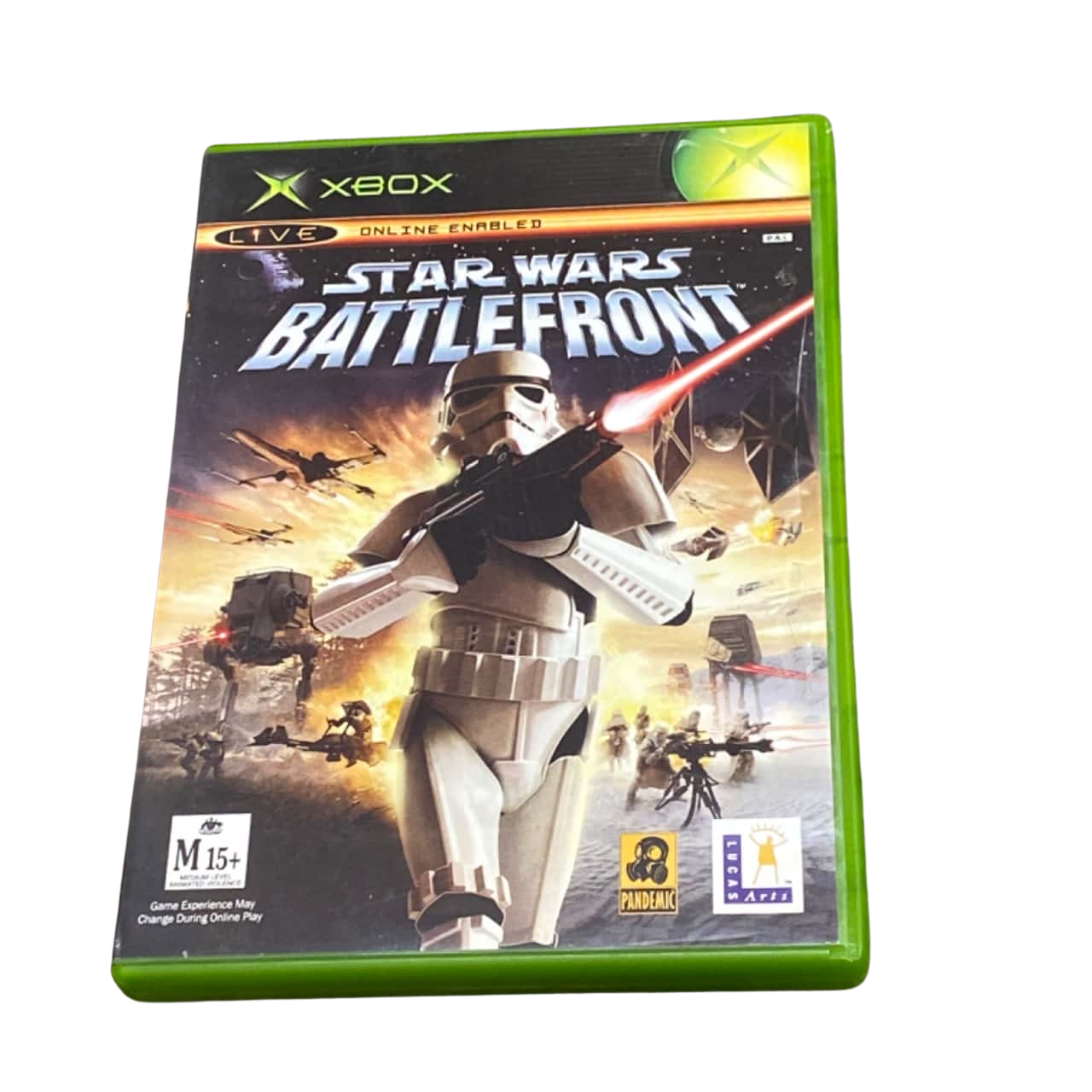 Jeu Xbox Star Wars Battlefront II - Version PAL Complète En Boîte - État Correct (CD Rayé Mais Fonctionne)