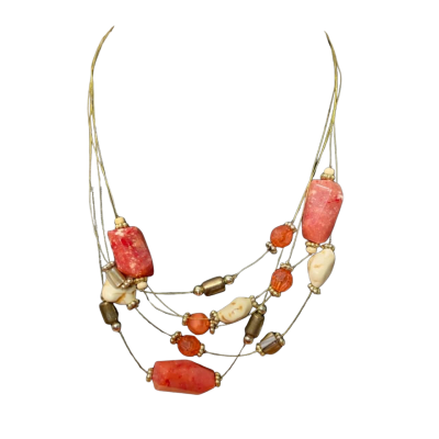 Multicoloured Stone Necklace