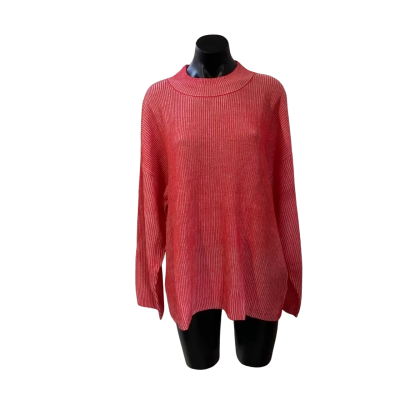 Victoria Hill Womens  Size L Jumper Pink  / White 