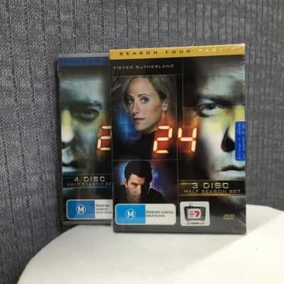 24 - Twenty Four Part 1 & Part 2  Season 4 Complete Sealed DVD’s