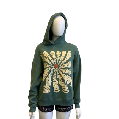 Pull & Bear Women's Size M Hoodie Green 