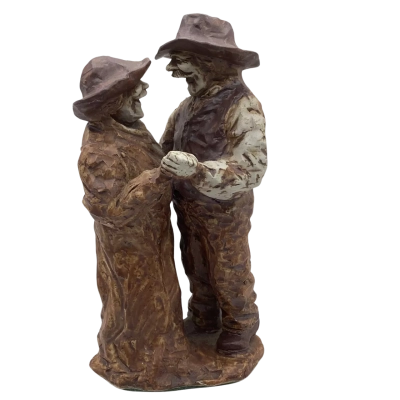 Pottery Dancing Couple 23cm high (CAB)