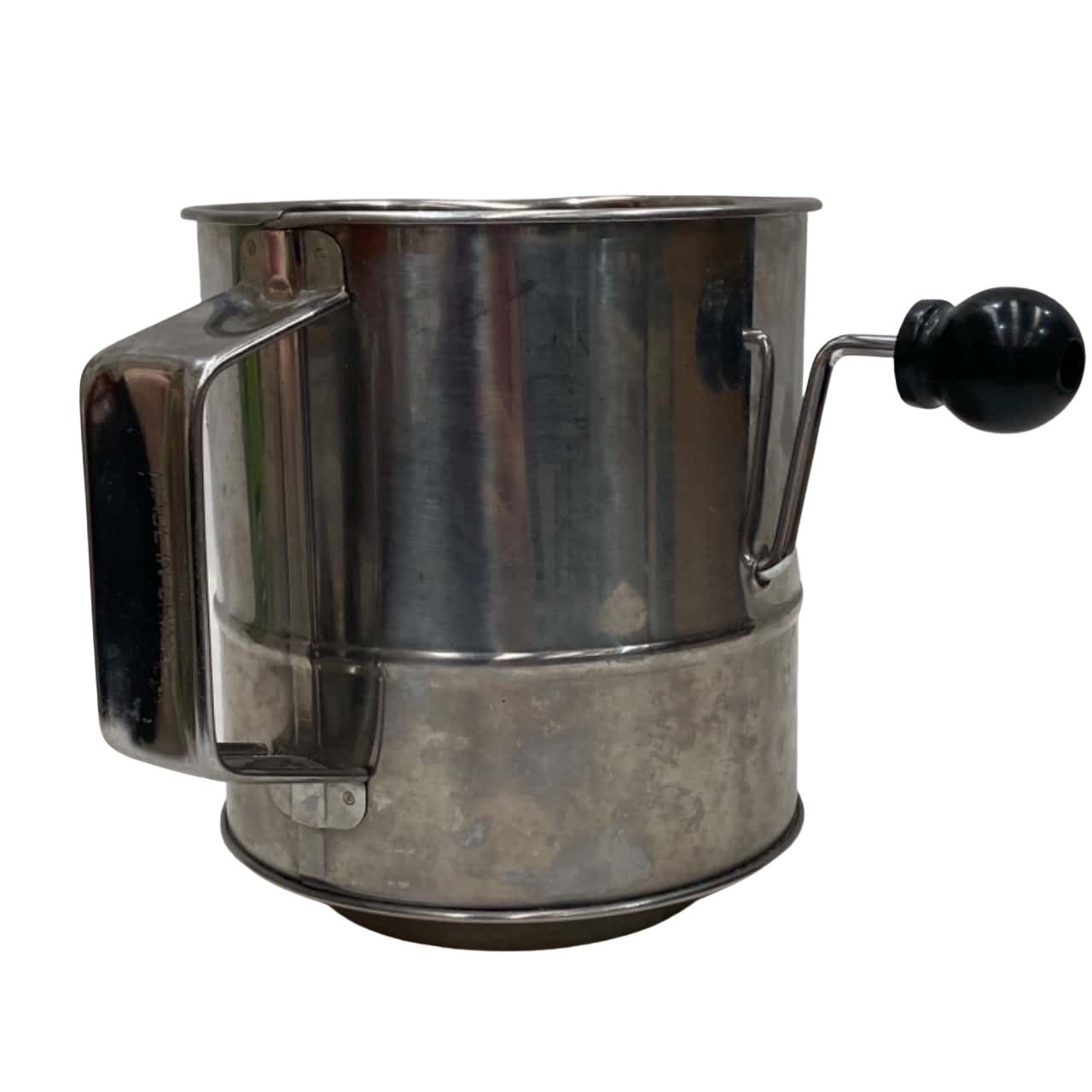 Small Metal Hand Flour Sifter Mixer Retro Style Kitchen Tool Baking Cooking