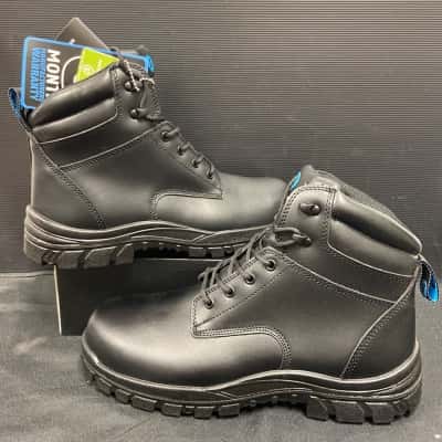 Mens Steel Cap Safety Boots Size 12 Black Bata