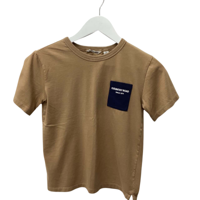 Country Road Kids  Size 10 T-Shirt/ Shorts  Brown / Navy Blue 