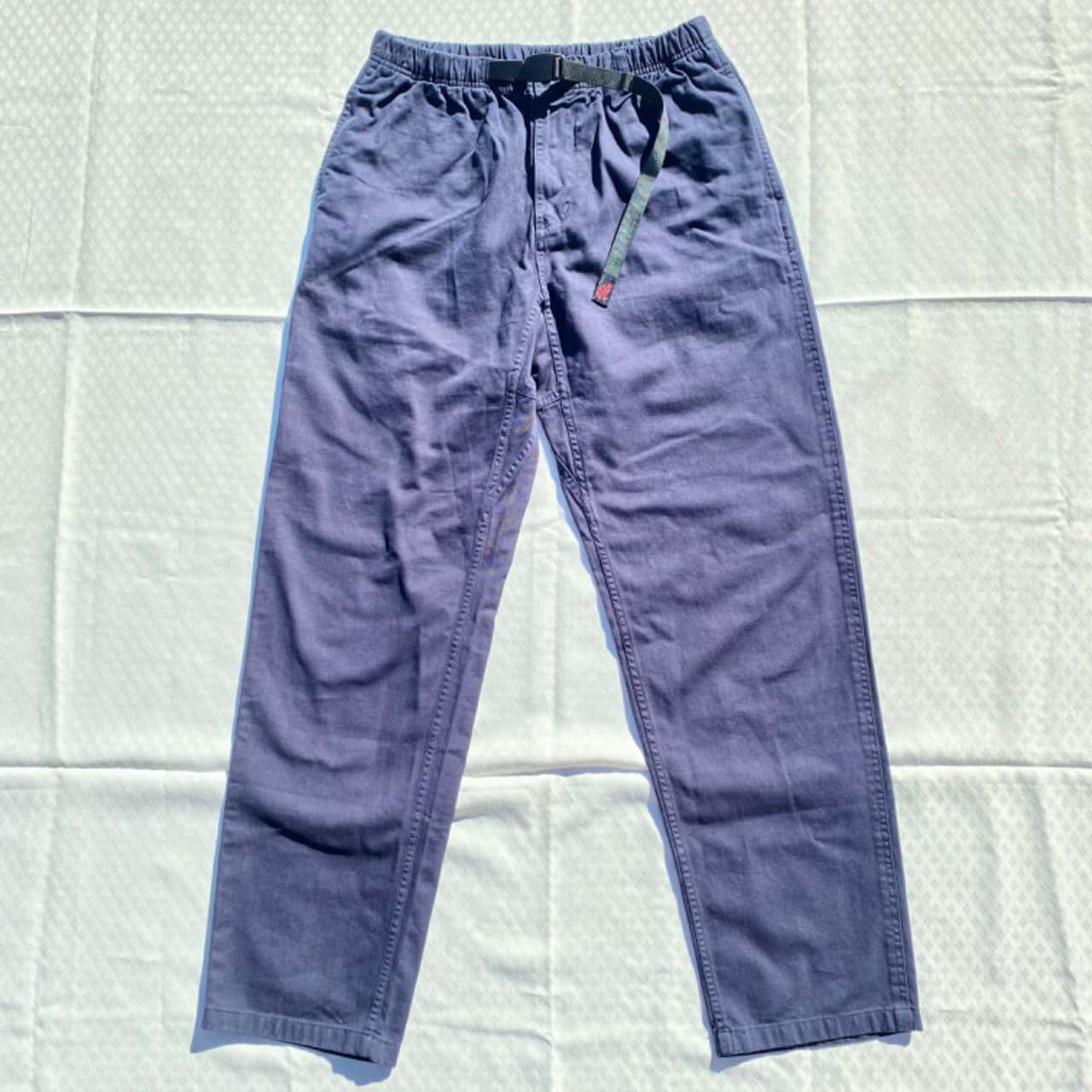 Navy Blue Pure Bemberg Muslin Pant Straight