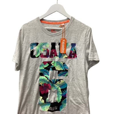 Superdry Mens  Size XXL T-shirt Grey 