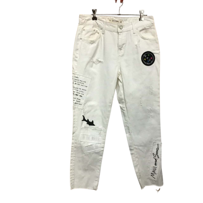 Zara Basic Womens  Size 36, 100% Cotton Limited Edition Deco Jeans 