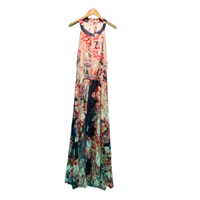 Jaase Womens  Size 20 Maxi Dress Floral / Navy Blue / Red 