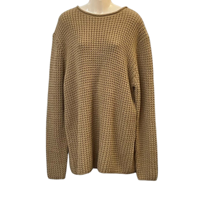 Staple Superior Womens  Size XL Long Sleeve Top Beige 