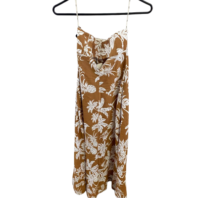  Womens Unisonlabel strapless linen maxi dress Size 6 