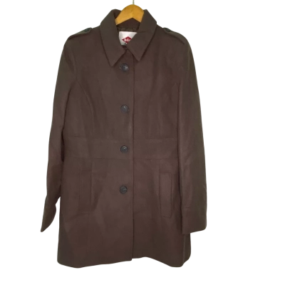 Lee Cooper Womens  Size 16 Winter Coat Brown 
