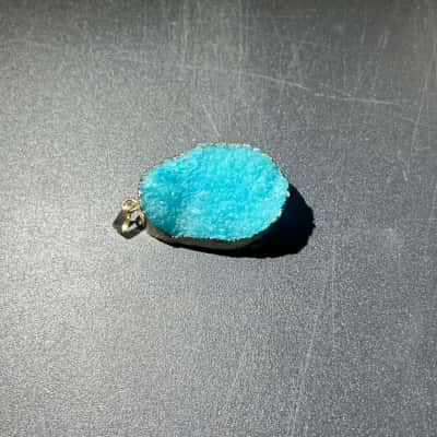 Turquoise Quartz Pendant 