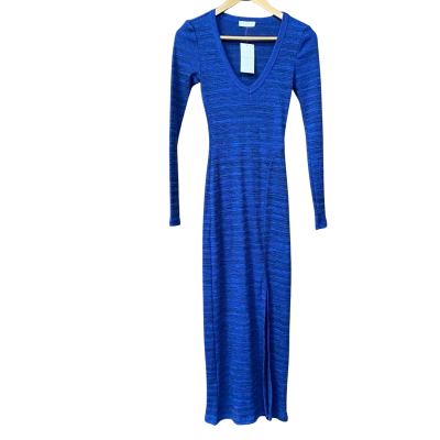 BNWT Kookai Womens Size 0 Black/Blue Knit Dress 