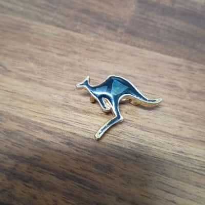 Opal Kangaroo Lapel / Tie Pin