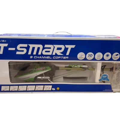 T-Smart 3 channel kids copter 3d full orientation flight 