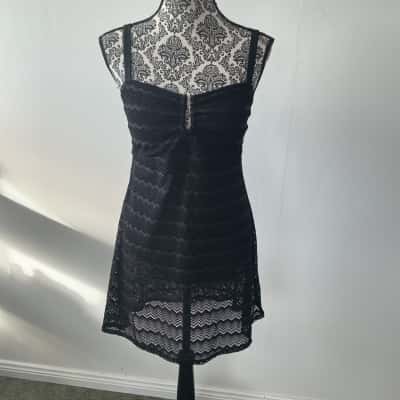 Rivers Womens  Size 12 Cocktail Dress Black  