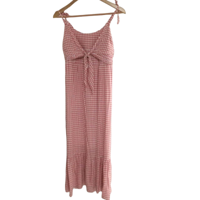 Ripe Womens  Size S Casual Dress Pink  / White 