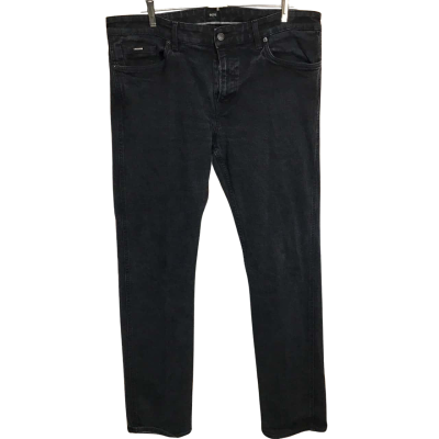 Hugo Boss Men's Black Italian Cotton Blend Jeans