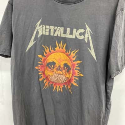 Metallica Mens  Size L Short Sleeve T-shirt Black  