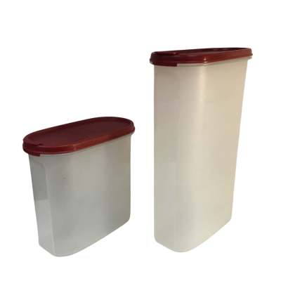 Tupperware Containers Oval 2.9L and 1.7L