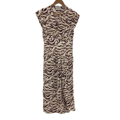 Scotch & Soda Womens  Size 6 Wrap Dress Animal print 