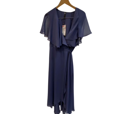 TS Womens  Size 12 Blue wrap dress