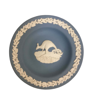 Wedgwood Jasperware Kangaroo Round Tray/Plate