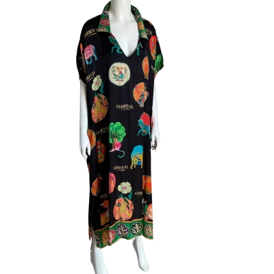 Rubyyaya Calf Length Kaftan